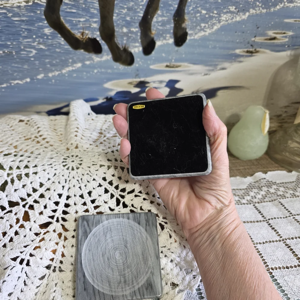 Elegant Gray Marble Coasters